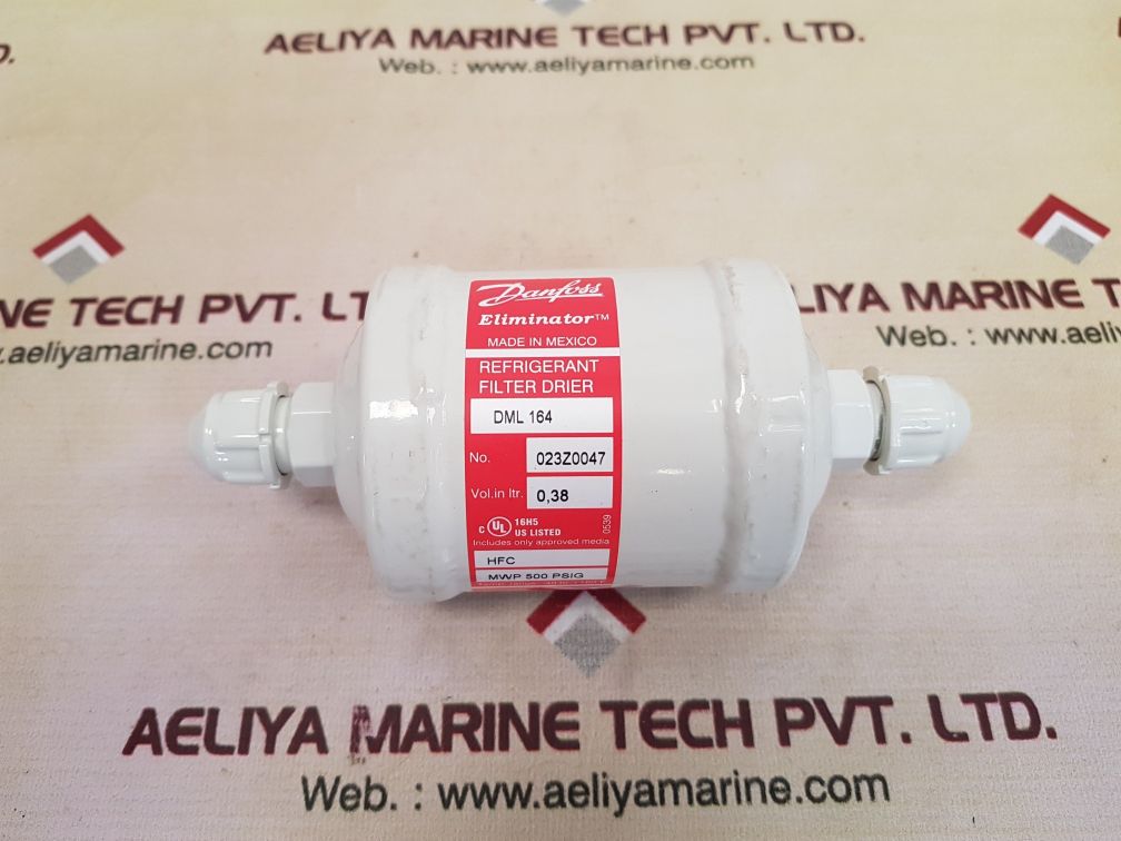 Danfoss dml 164 liquid line filter drier 023z0047
