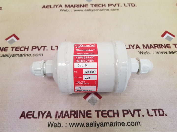 Danfoss dml 164 liquid line filter drier 023z0047
