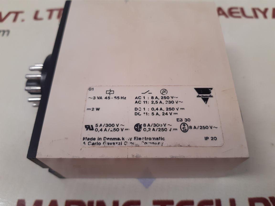 Electromatic s 1201 166 115 combi timer automatic start