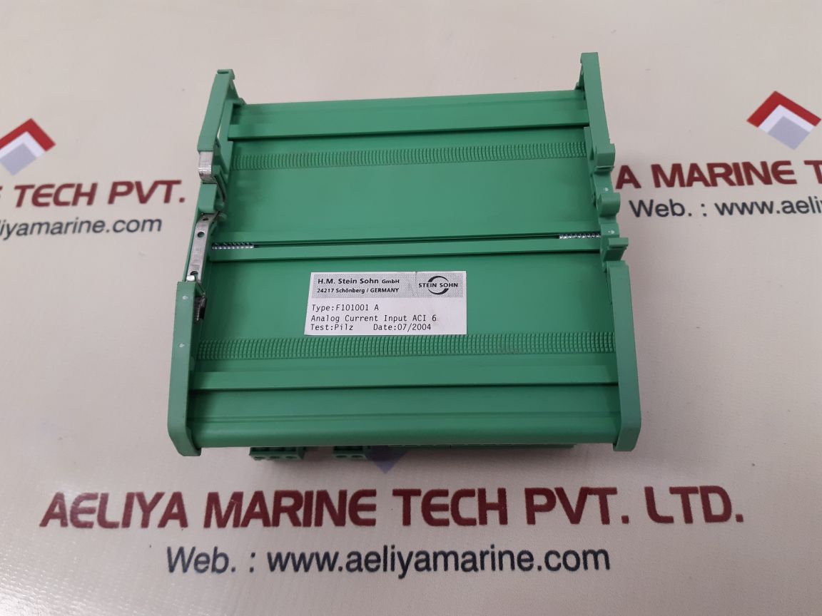 Stein sohn f101001 a analog current input aci 6 Used