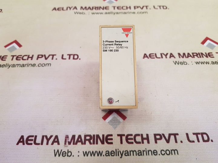 Carlo gavazzi sm 190 230 3-phase sequence current relay ip 20
