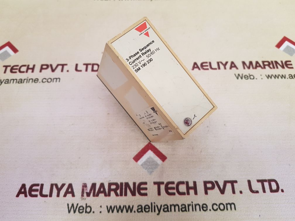 Carlo gavazzi sm 190 230 3-phase sequence current relay ip 20
