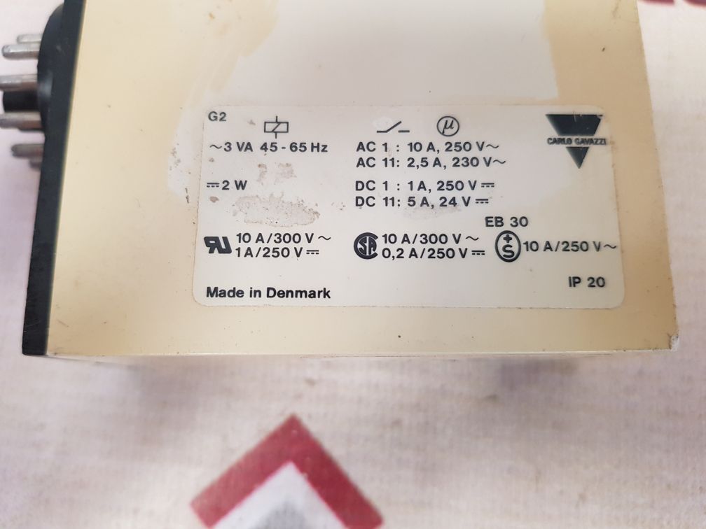 Carlo gavazzi sm 190 230 3-phase sequence current relay ip 20
