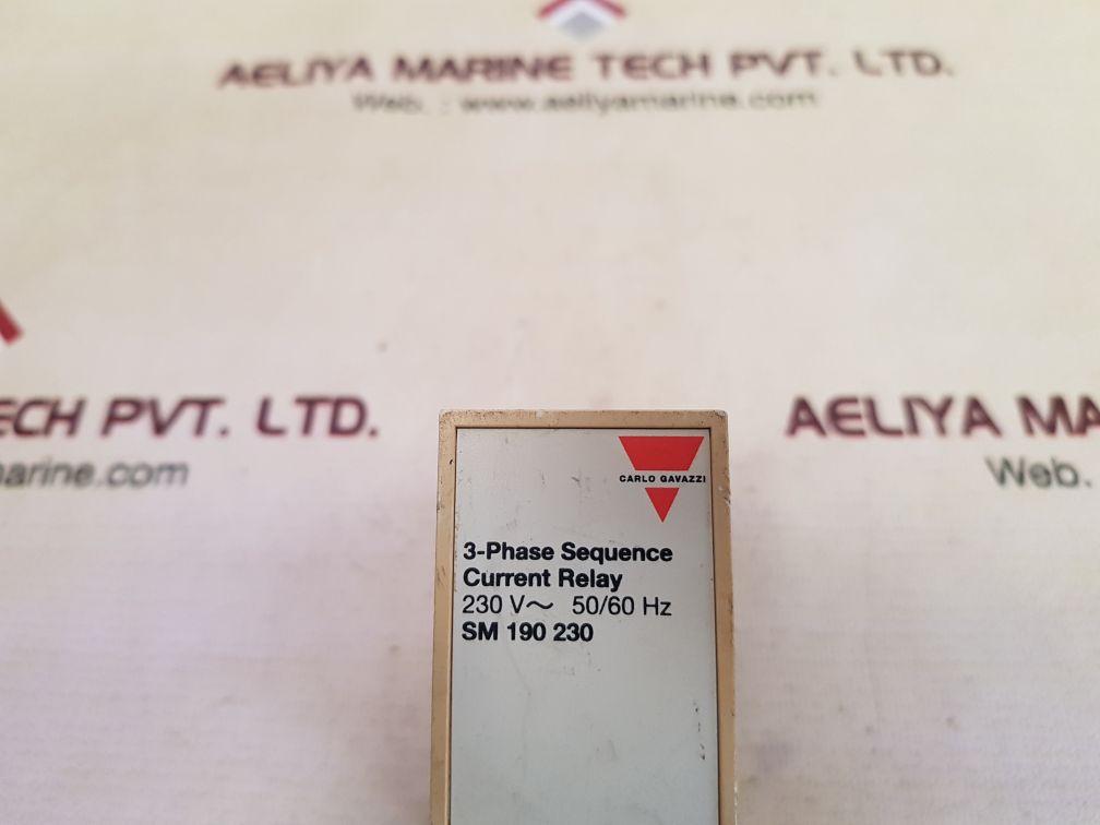 Carlo gavazzi sm 190 230 3-phase sequence current relay ip 20
