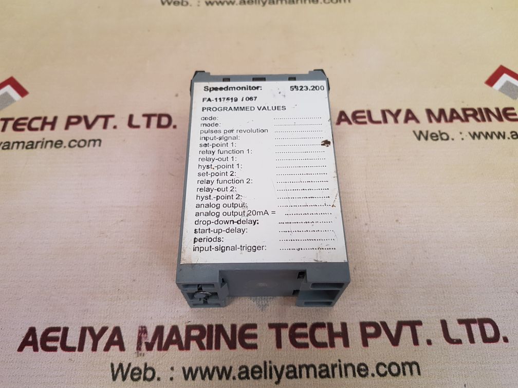 Rheintacho 5823.200 speed monitor fa-117519/067
