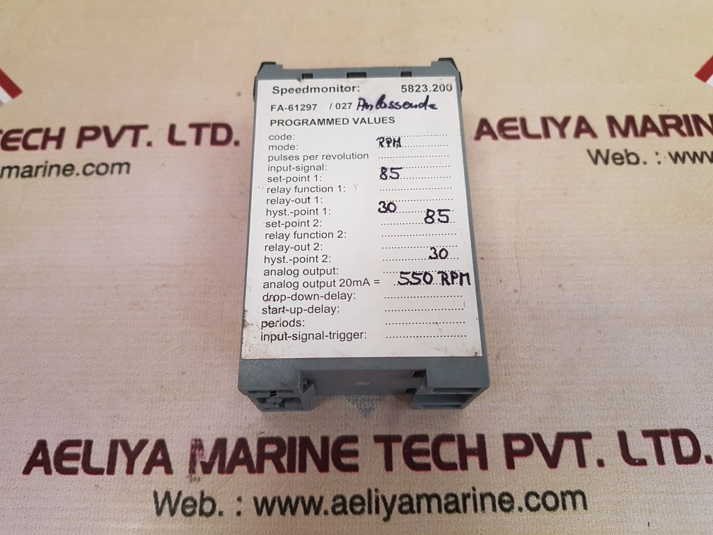 Rheintacho 5823.200 speed monitor fa-61297/027
