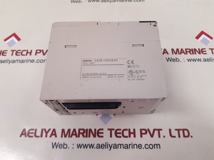 Omron cs1g-cpu42h cpu unit ver. 2.0