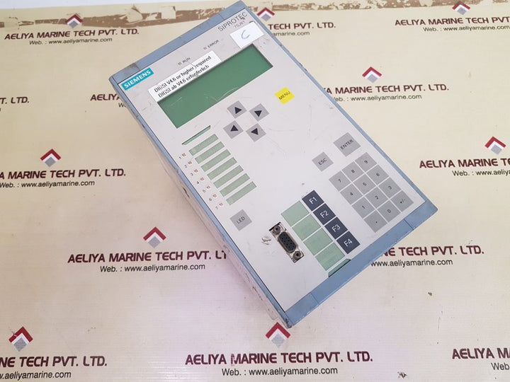 Siemens siprotec 7sj6111-5eb20-1ha0/ee overcurrent protection and control relay 
