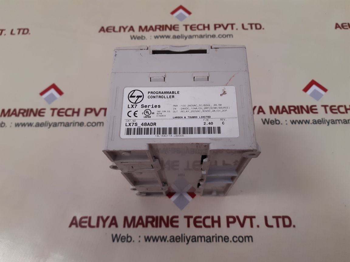 Larsen & toubro lx7s-48adr programmable controller rev. c