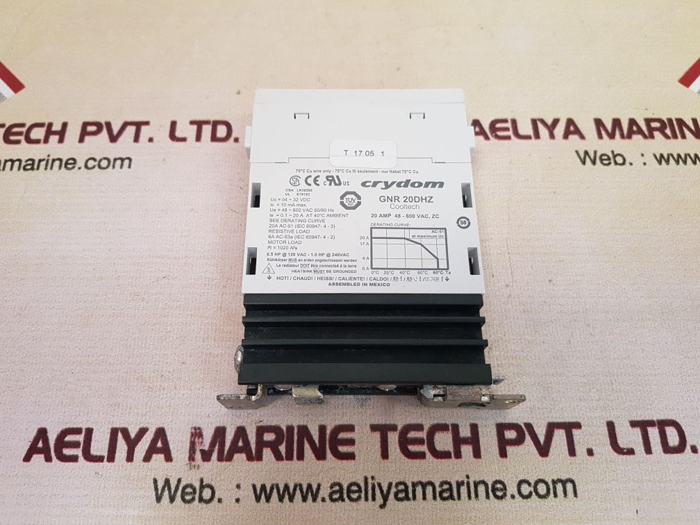 Crydom gnr20dhz cooltech solid state relays new
