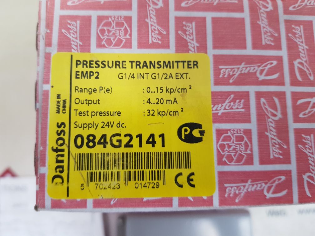 Danfoss emp 2 084g2141 pressure transmitter ip67
