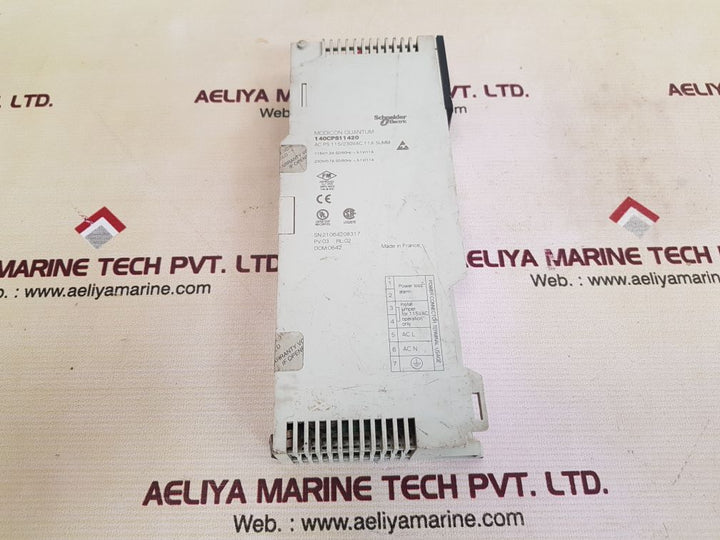Schneider modicon quantum 140cps11420 power supply pv: 03 rl: 02
