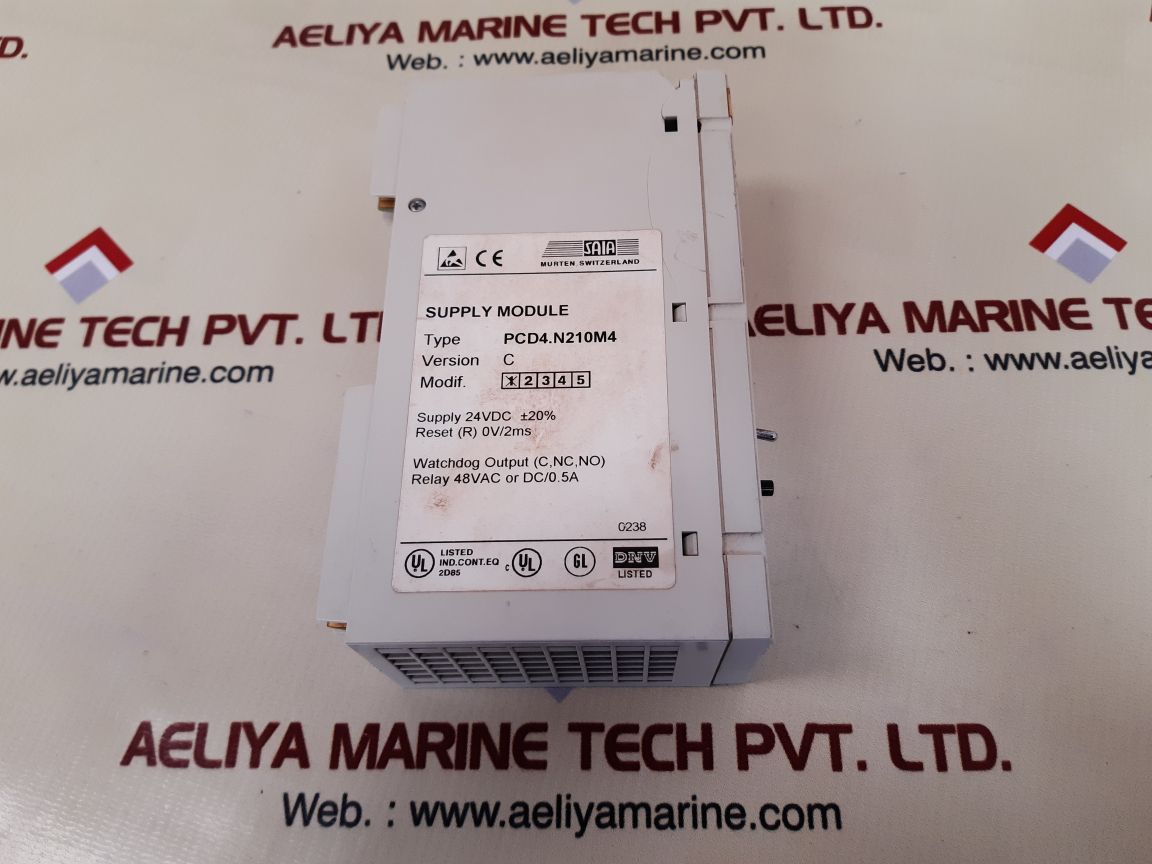 Saia pcd4.n210m4 power supply module version: c