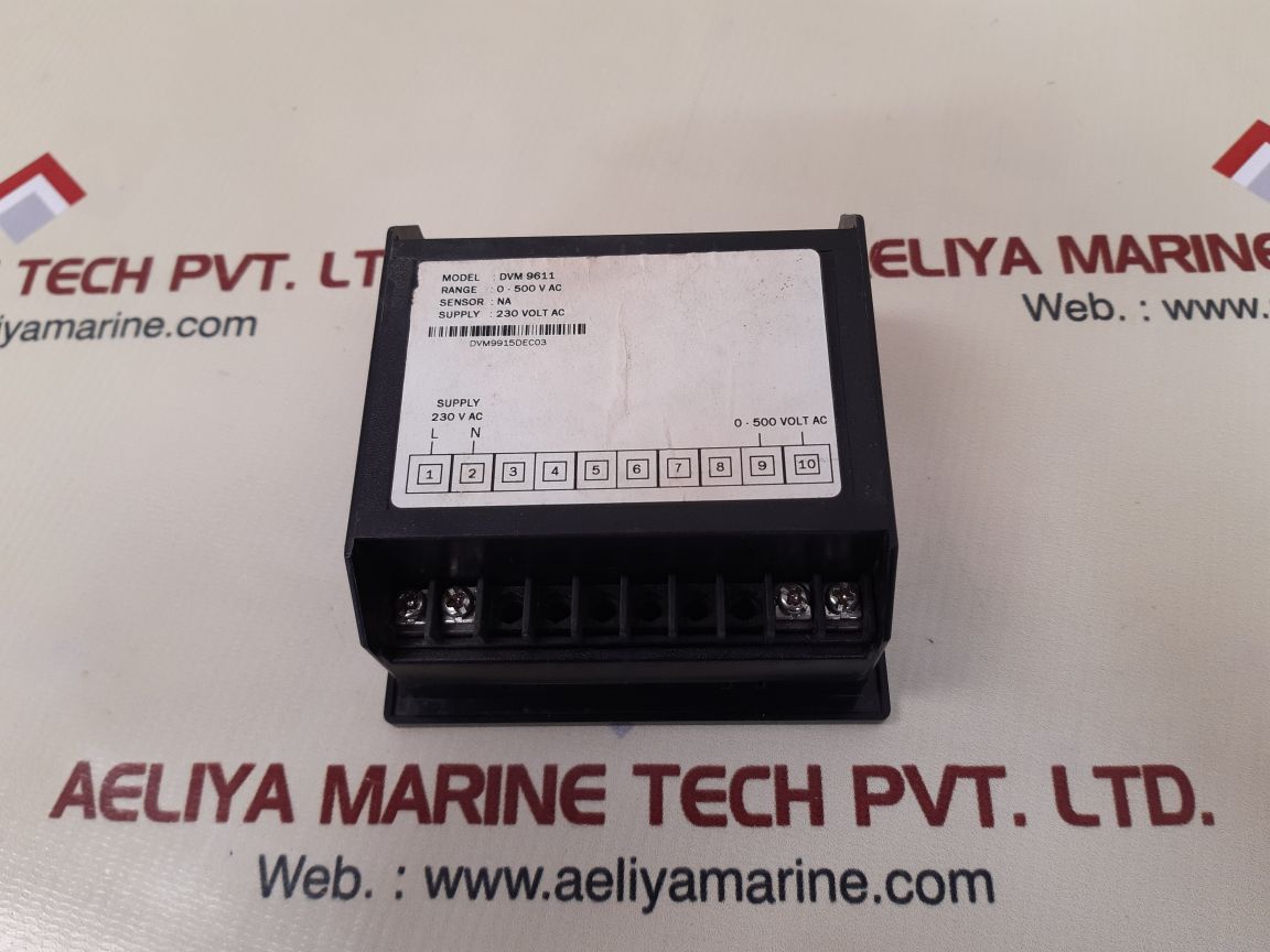 Seltech dvm 9611 volt meter 0–500 v ac range