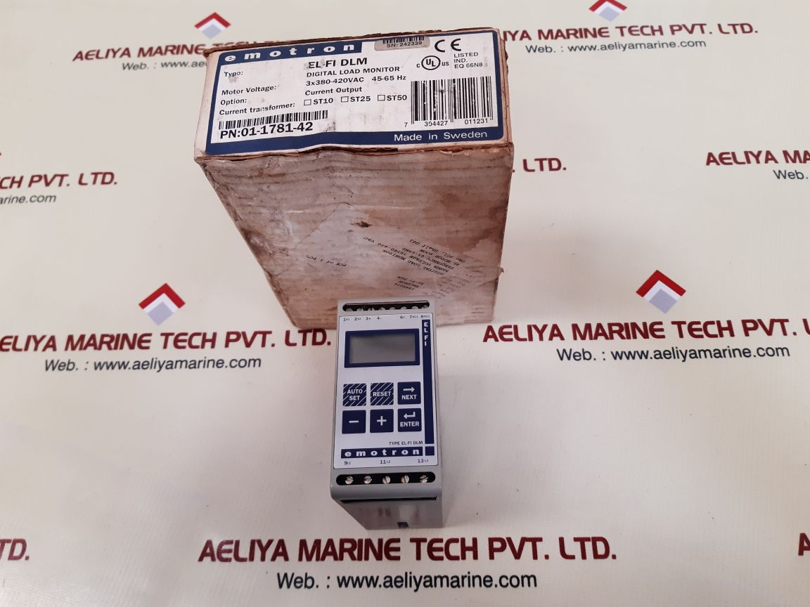 Emotron el-fi dlm digital load monitor 01-1781-42