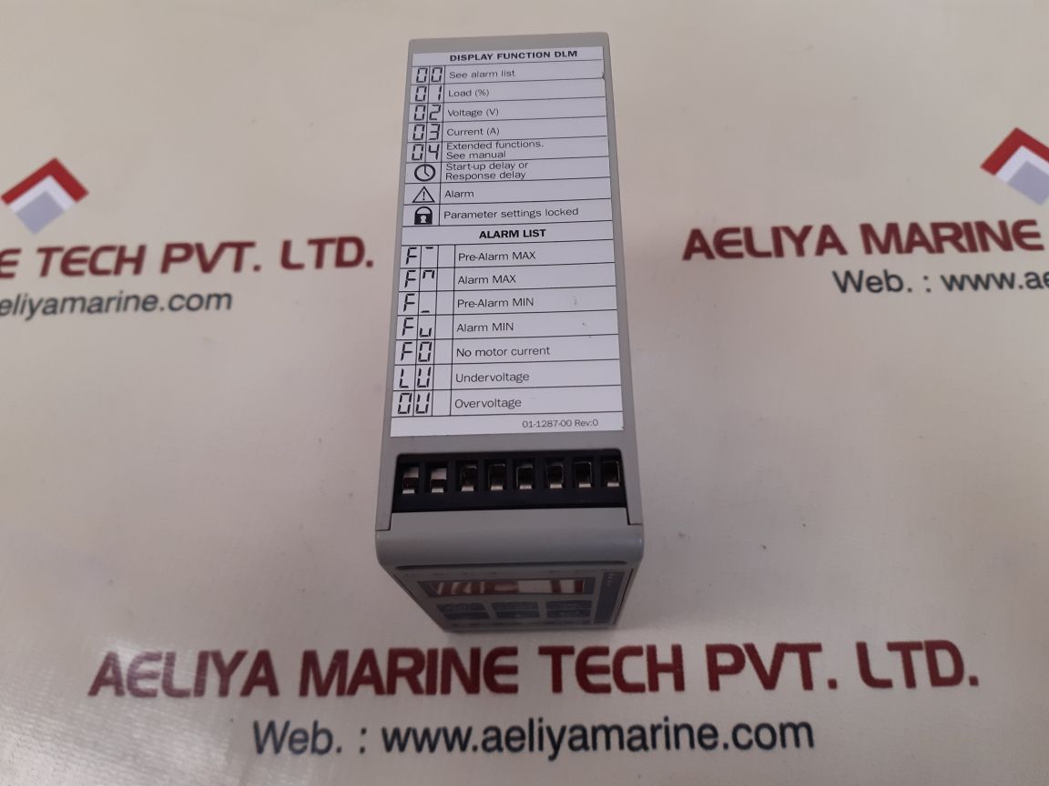 Emotron el-fi dlm digital load monitor 01-1781-42