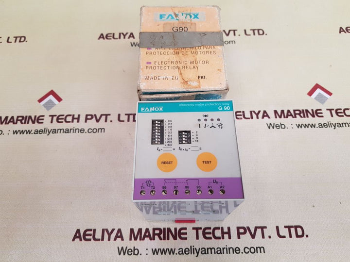 Fanox g90 electronic motor protection relay
