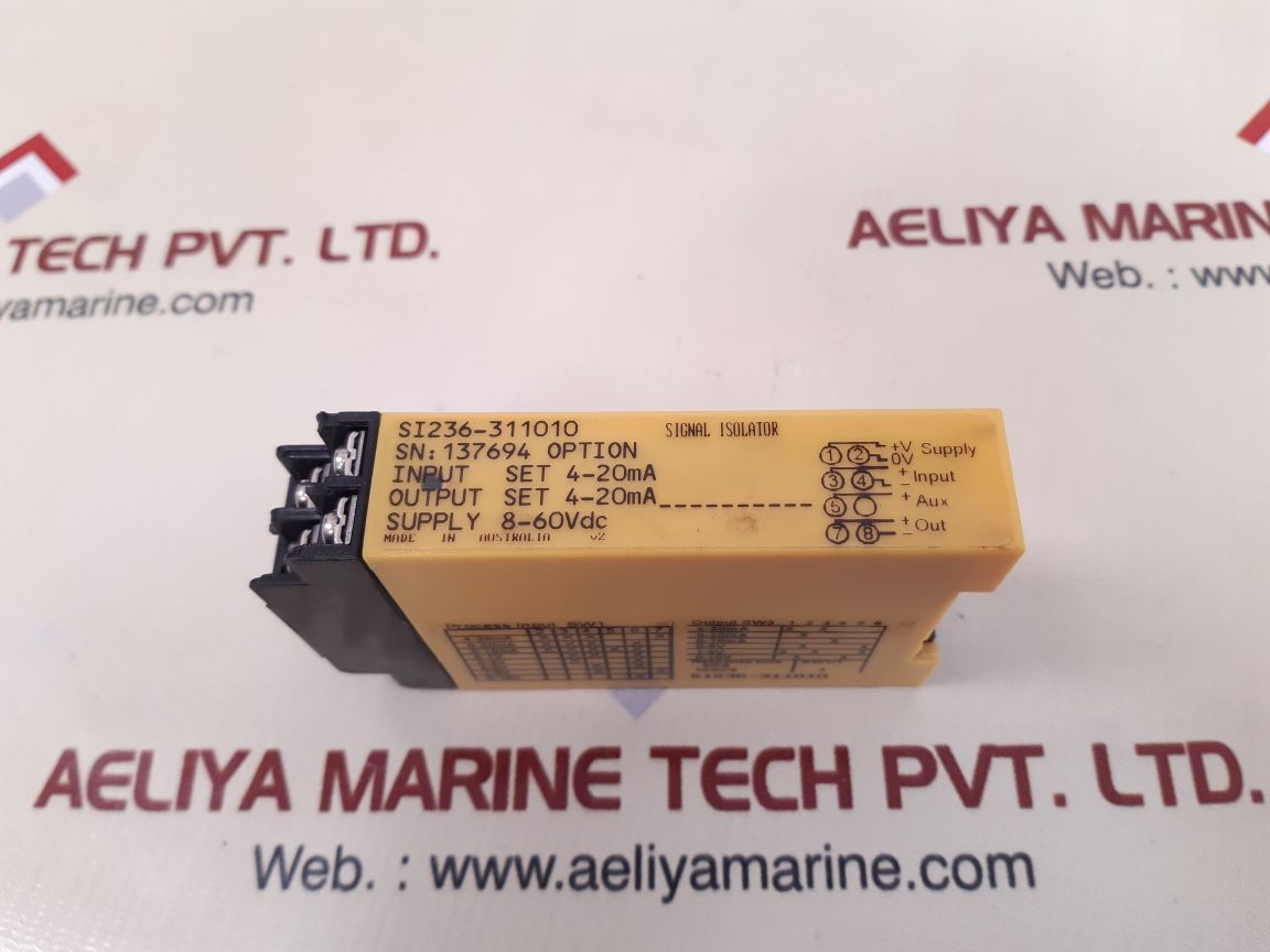A.p.c.s. si236-311010 signal isolator
