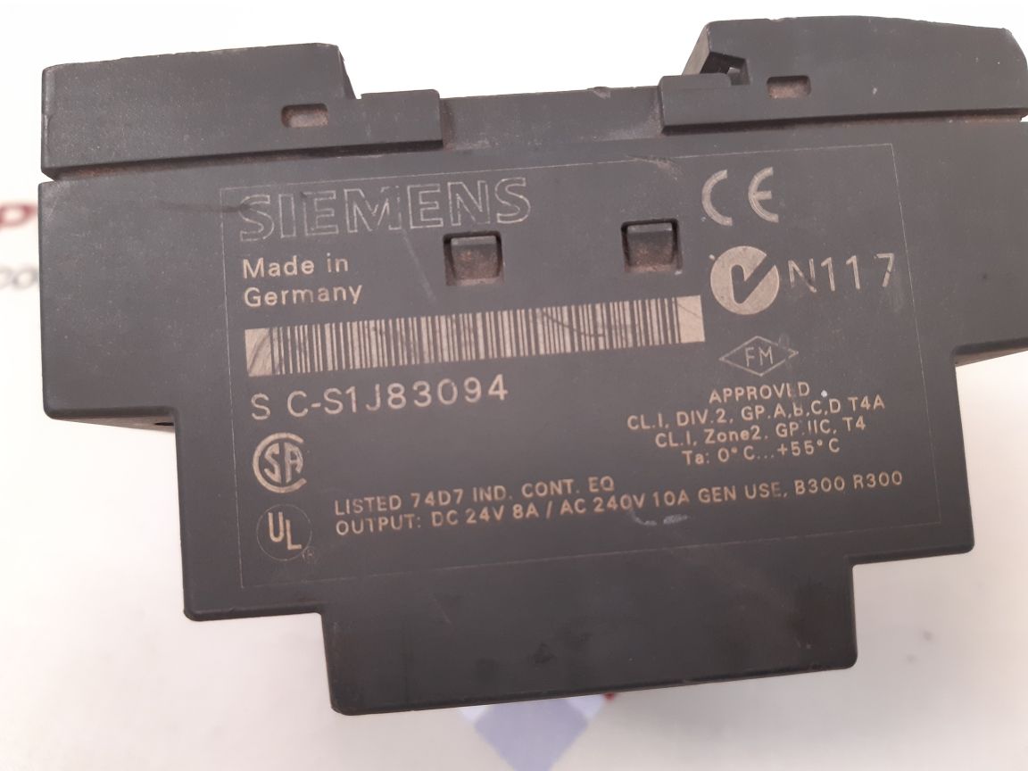 Siemens 6ed1 052-1fb00-0ba3 logo! 230rc module