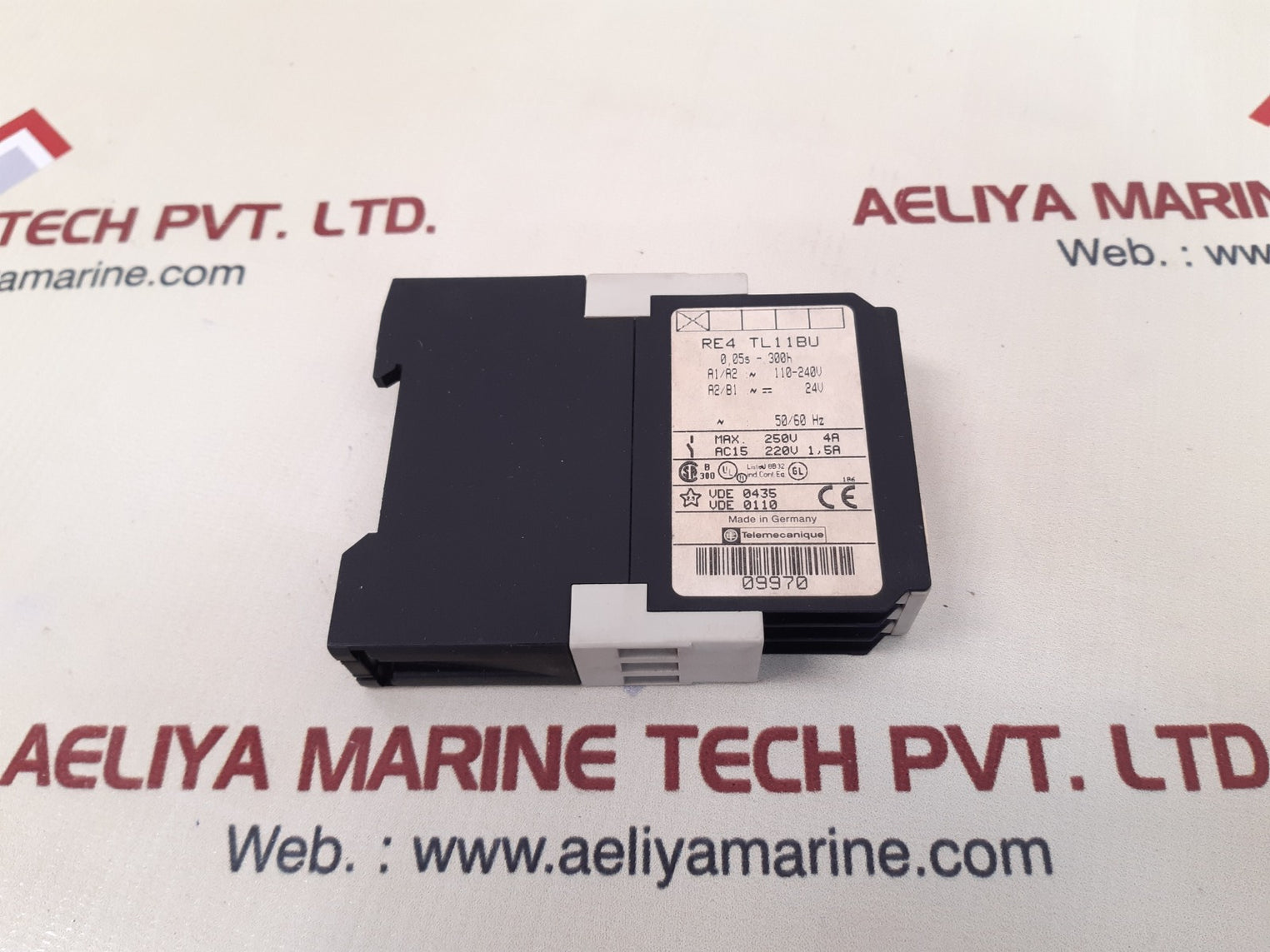 Telemecanique Re 4 Tl11Bu Time Delay Relay Used
