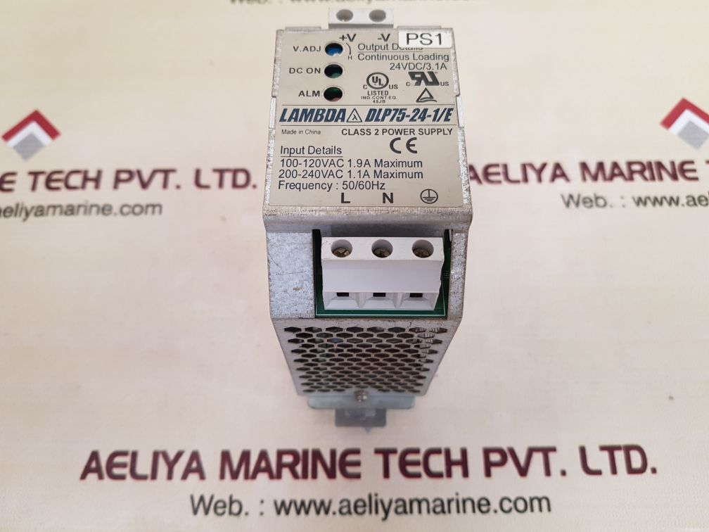 Lambda dlp75-24-1/e class 2 power supply
