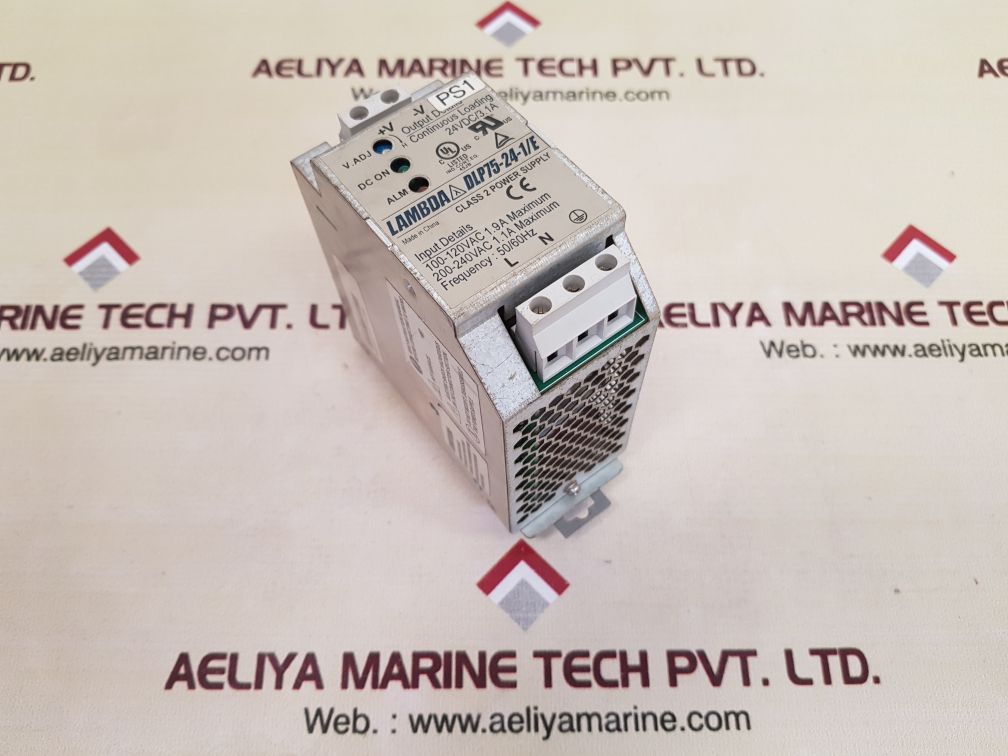 Lambda dlp75-24-1/e class 2 power supply
