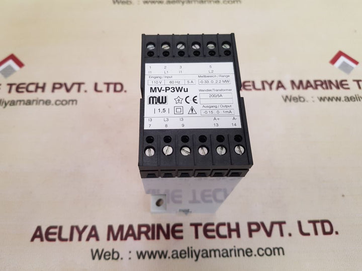 M&w mv-p3wu relay new
