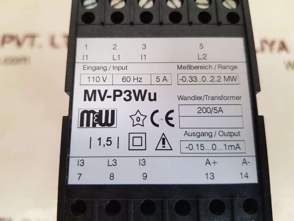 M&w mv-p3wu relay new
