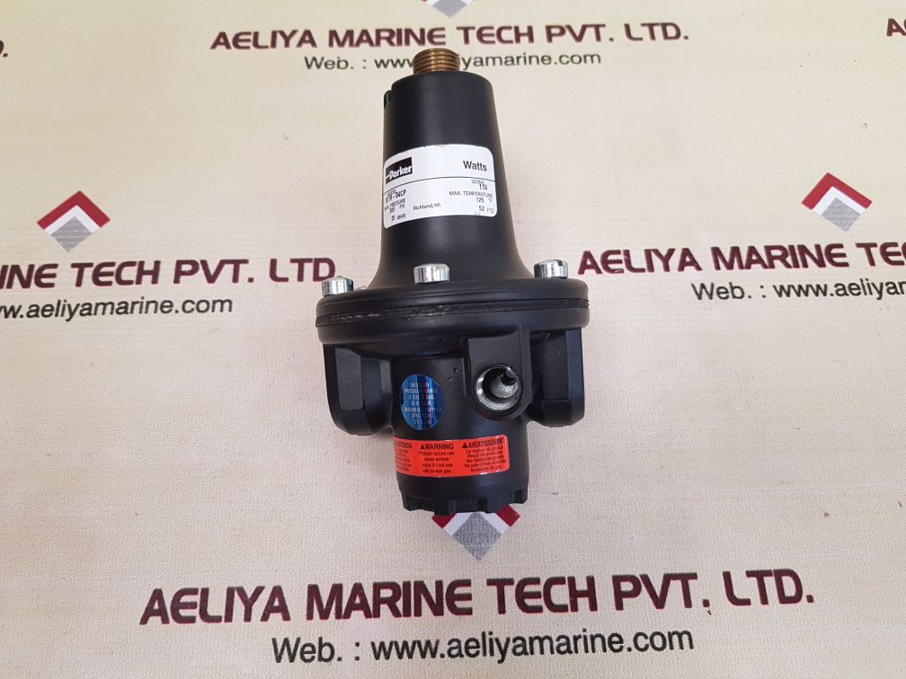 Parker watts r119-04cp regulator 0-9 bar 0-125 psig
