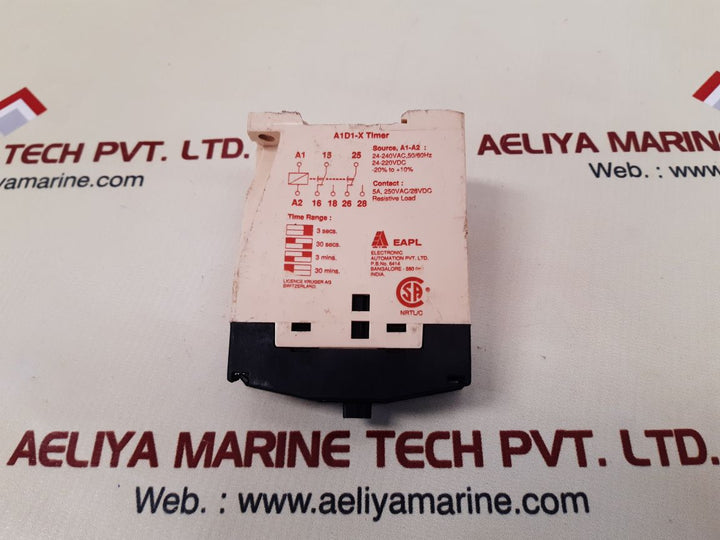 Eapl a1d1-x on delay timer