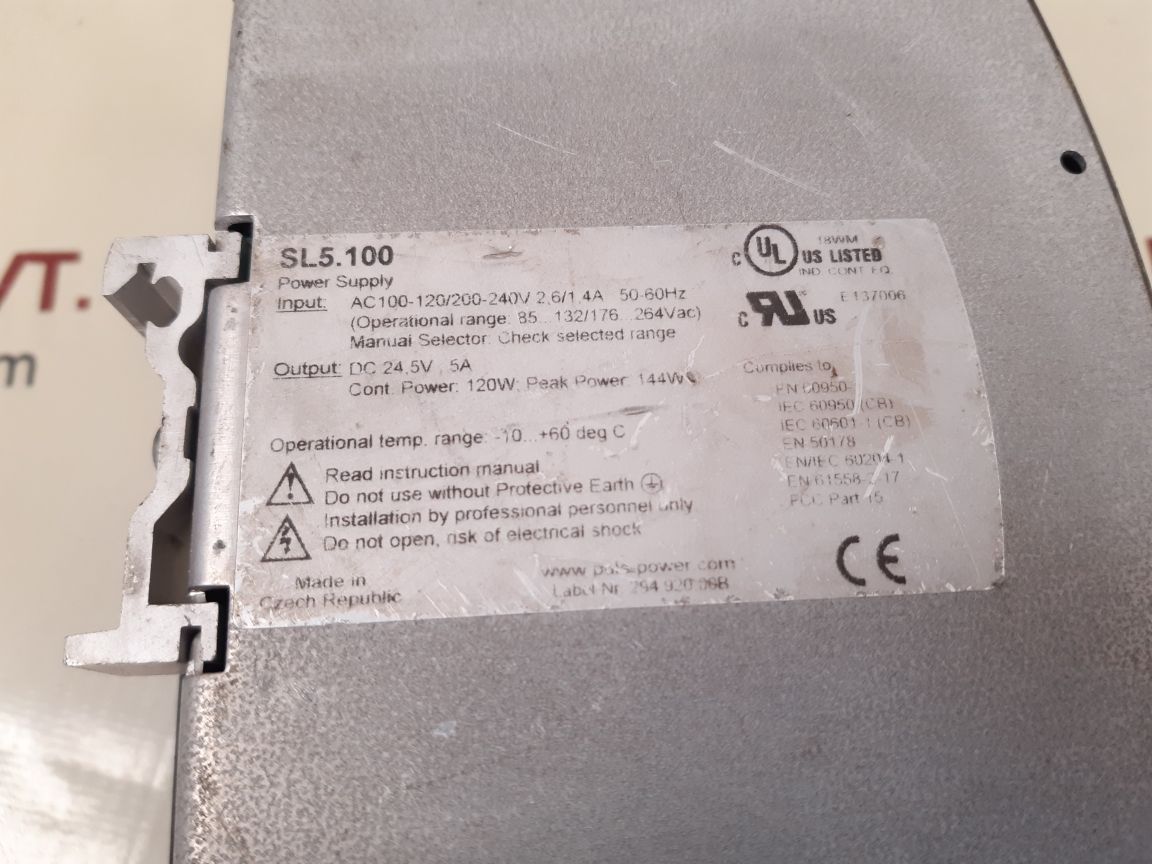 Puls power sl5.100 power supply sl5