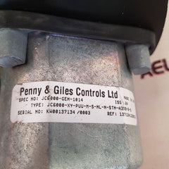 Penny & giles jc6000-xy-puu-m-s-nl-stn-a3rb-r-s joystick controller
