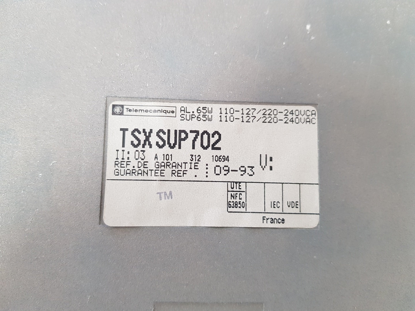 Telemecanique tsxsup702,tsx 67-410,tsx scm2022,tsx scm2111,tsxdst3292 rack 