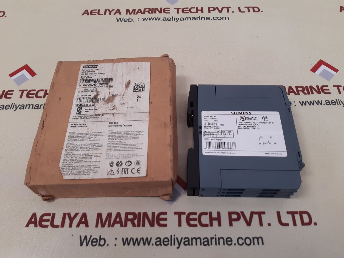 Siemens 3rp2525-1bw30 time relay