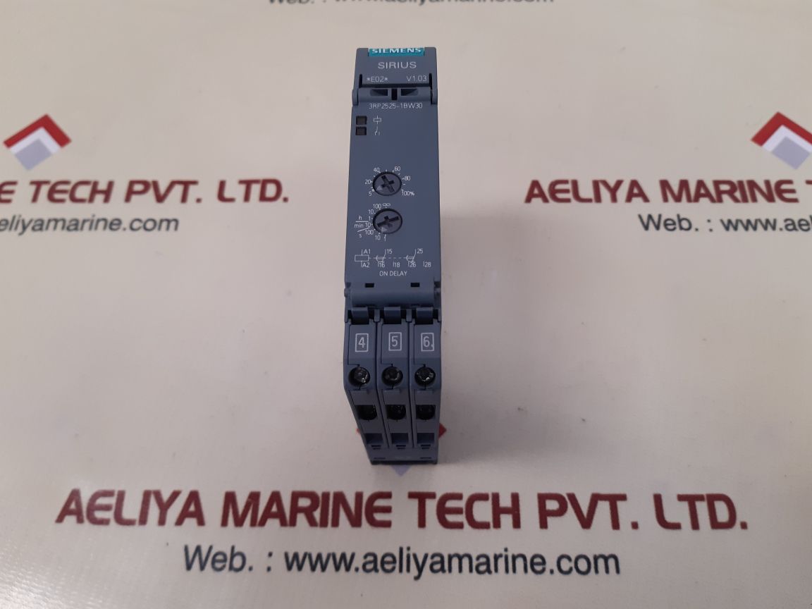 Siemens 3rp2525-1bw30 time relay