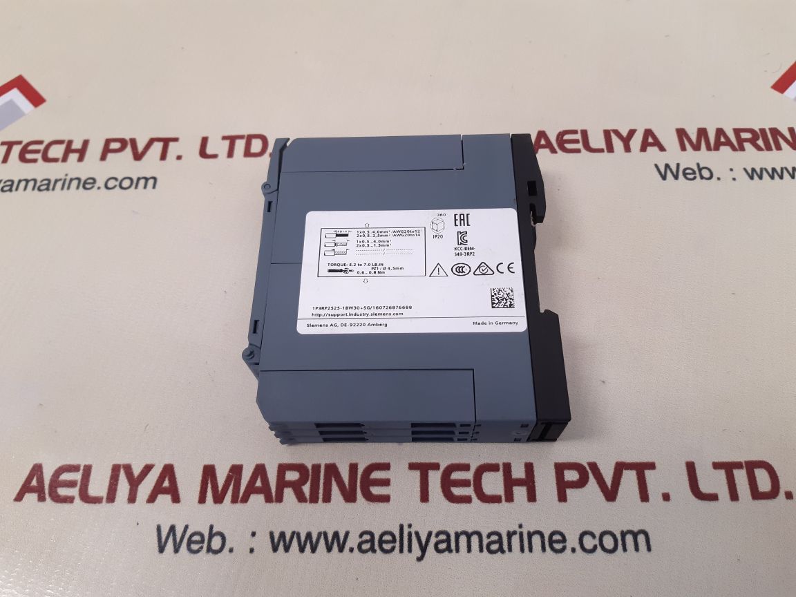 Siemens 3rp2525-1bw30 time relay