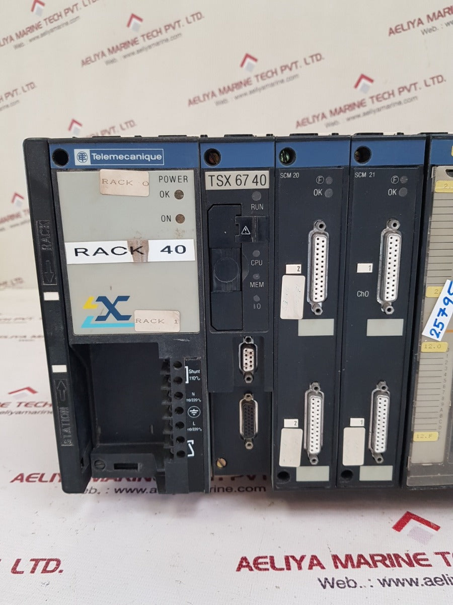 Telemecanique tsxsup702,tsx 67-410,tsx scm2022,tsx scm2111,tsxdst3292 rack 