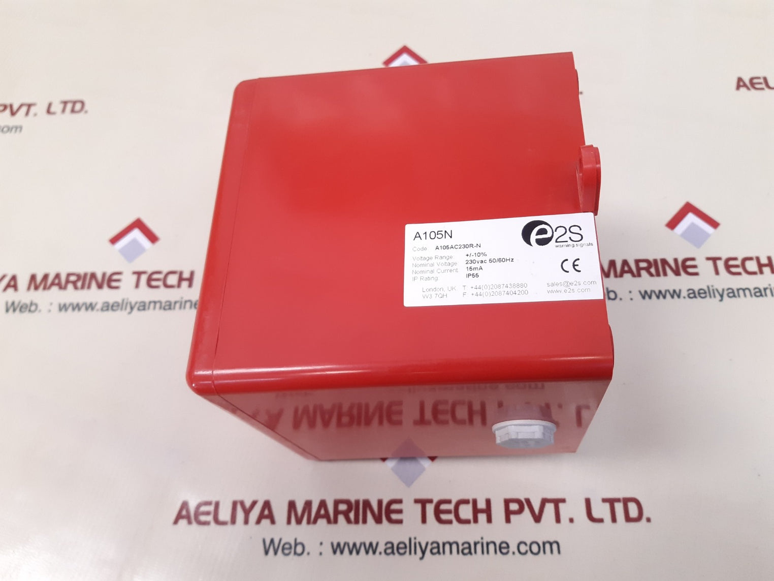 E2s warning signals a105n alert alarm sound 230vac 50/60 hz