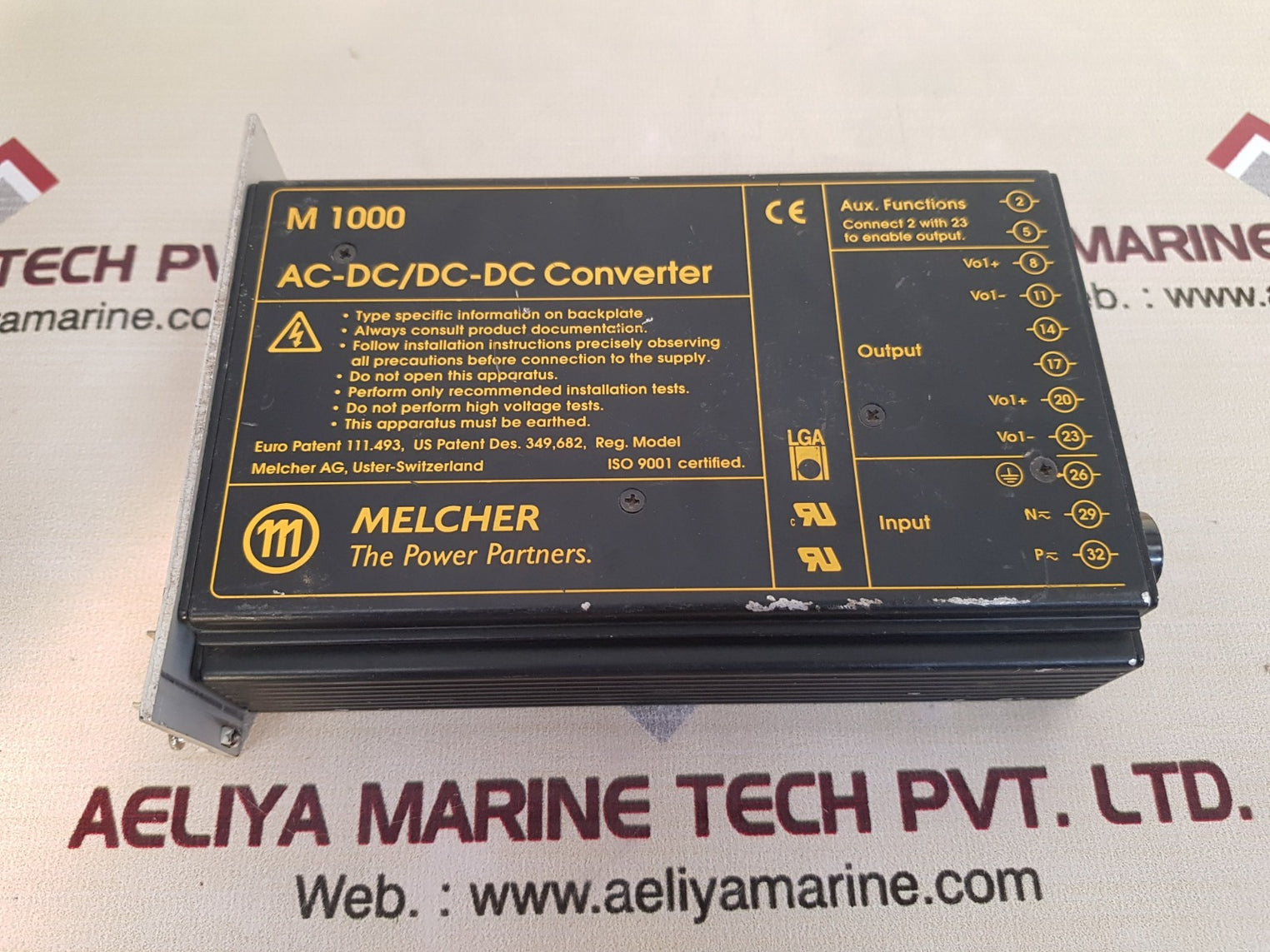 Melcher m 1000 ac-dc/dc-dc converter lm 1602-9rd9a