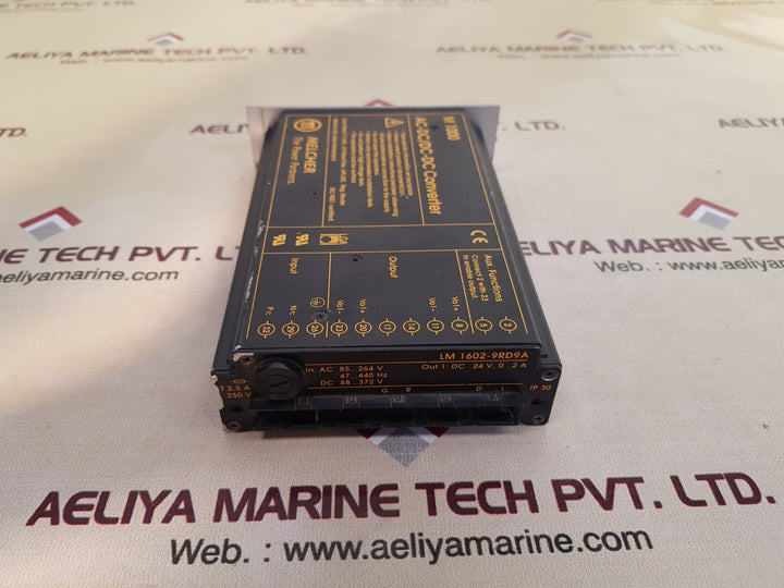 Melcher m 1000 ac-dc/dc-dc converter lm 1602-9rd9a