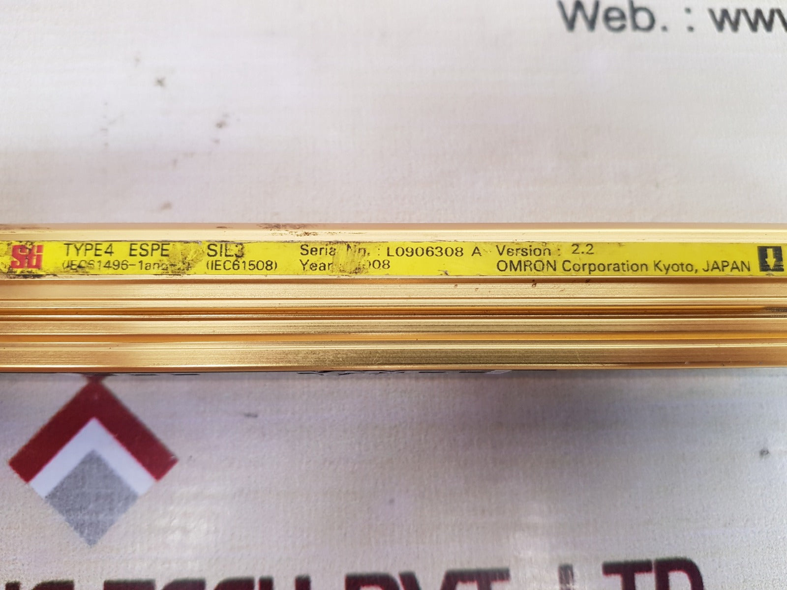 Omron espe sil3 safety light curtain f3sj-a0245p30-l