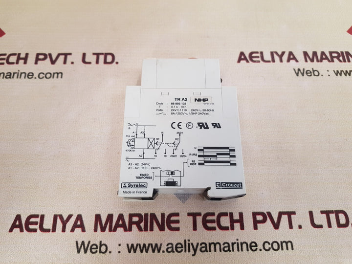Crouzet tr a2 time delay relay 88 893 135