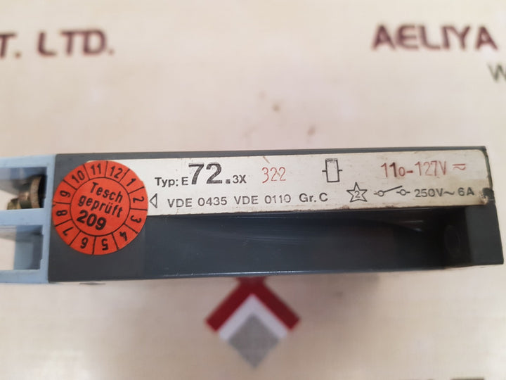 Tesch e72.3x 322 time delay relay
