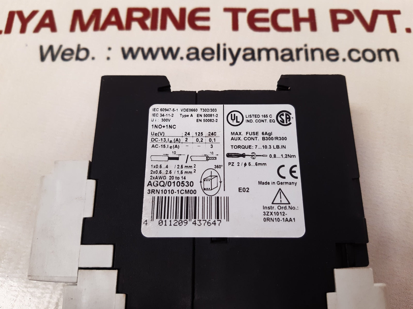Siemens sirius 3r 3rn1010-1cm00 motor protection relay New
