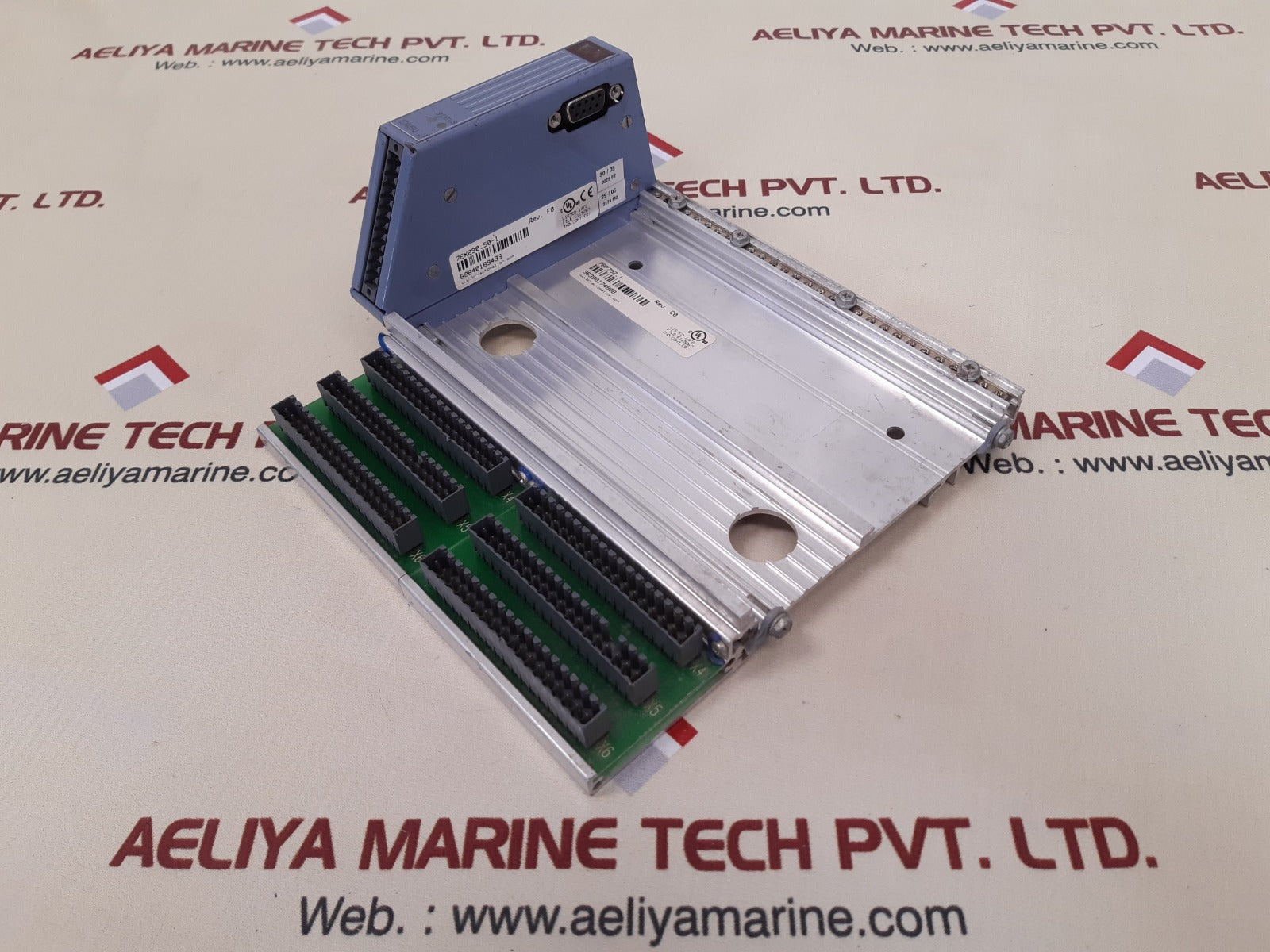 B&r 7ex290.50-1 bus controller with 7bp702.1 module rack
