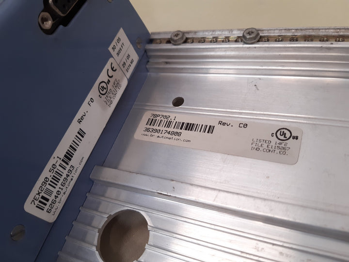 B&r 7ex290.50-1 bus controller with 7bp702.1 module rack