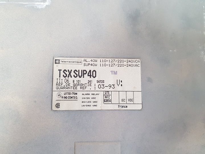 Telemecanique Tsxsup40,Tsxles20,Tsxdet3212 Module Rack