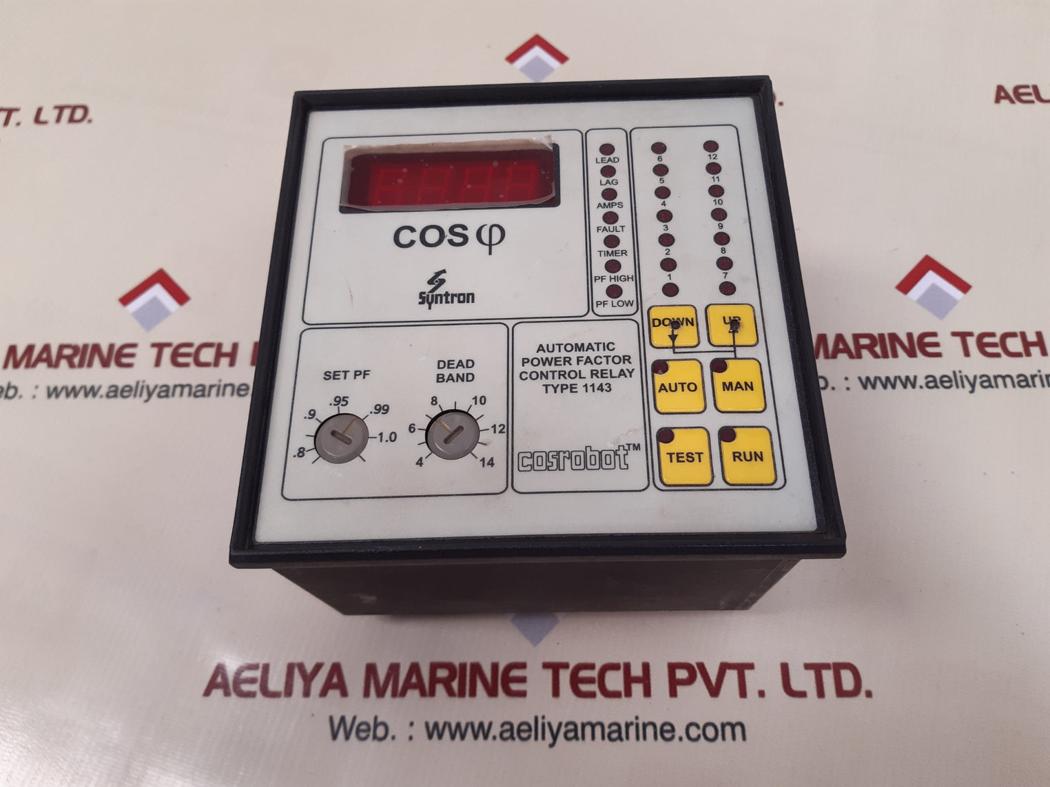 Syntron 1143 automatic power factor control relay
