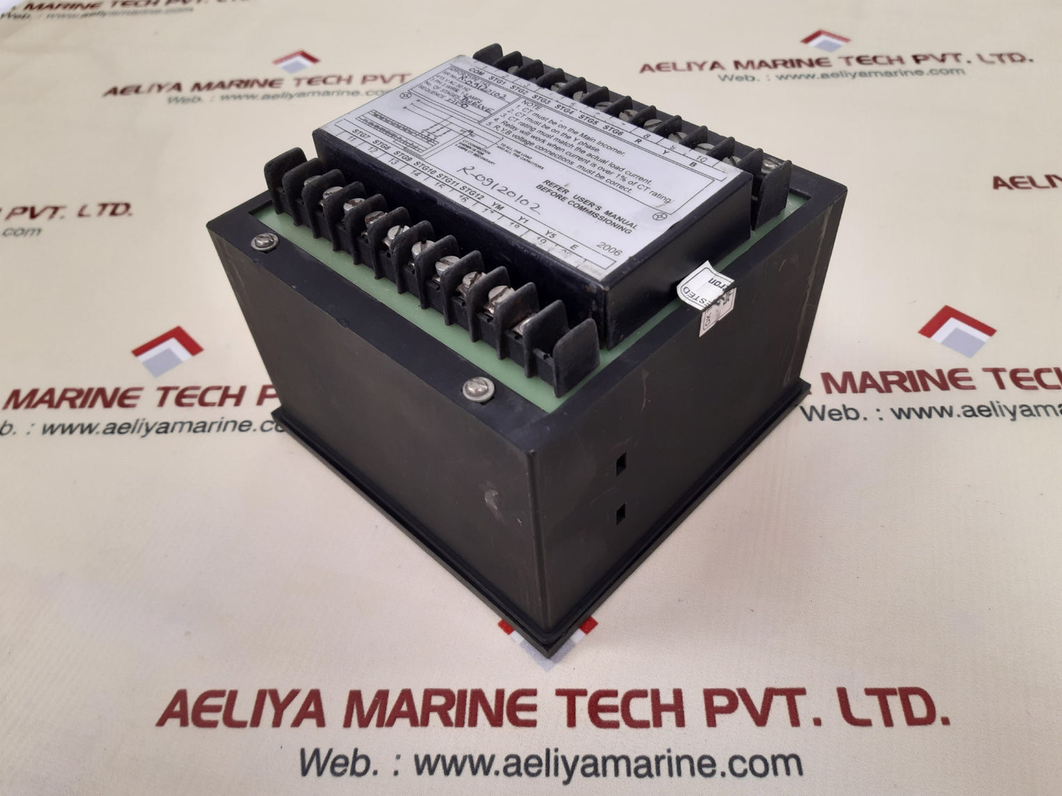 Syntron 1143 automatic power factor control relay