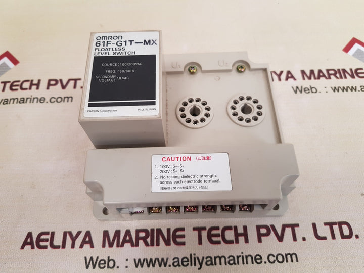 Omron 61f-g1t-mx floatless level switch 100/200vac